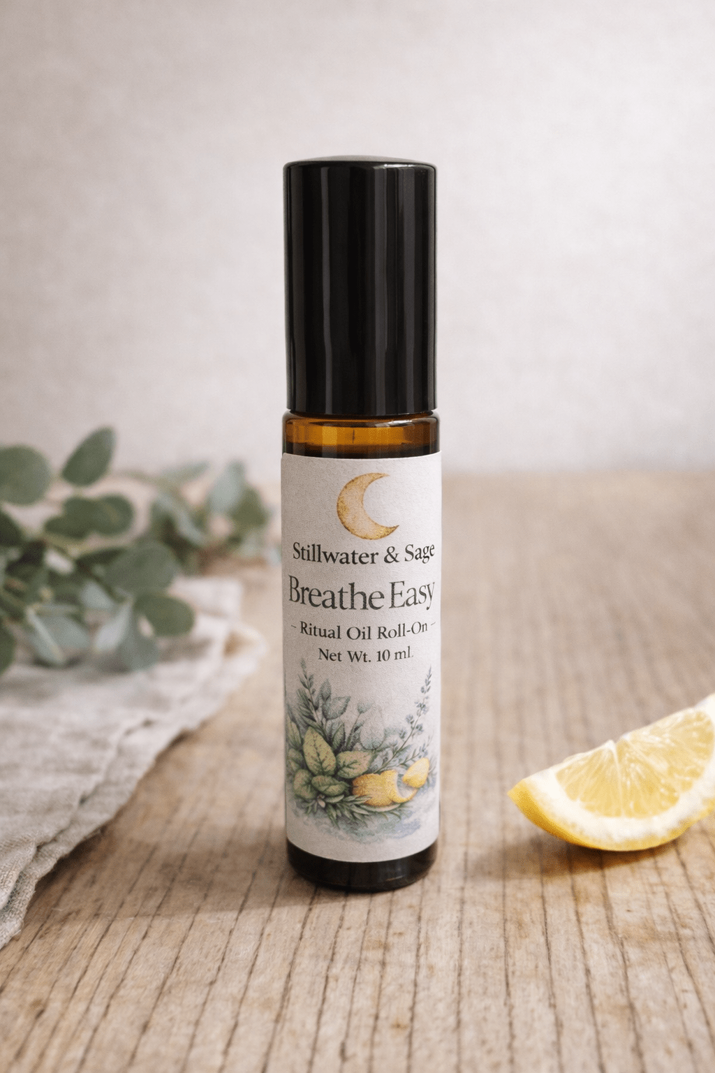 ๐ฟ Breathe Easy Ritual Oil Roll - On 10mL - Stillwater & Sage