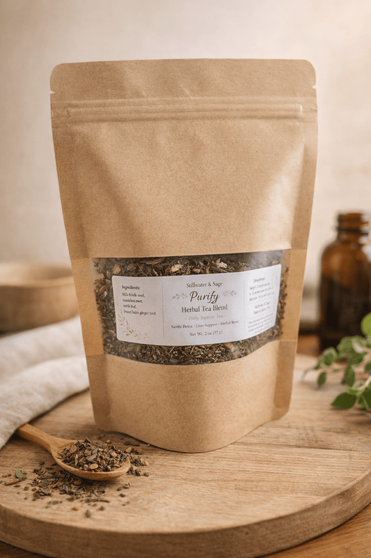 🌿 Purify Herbal Tea Blend | Loose Leaf Botanical Tea - Stillwater & Sage