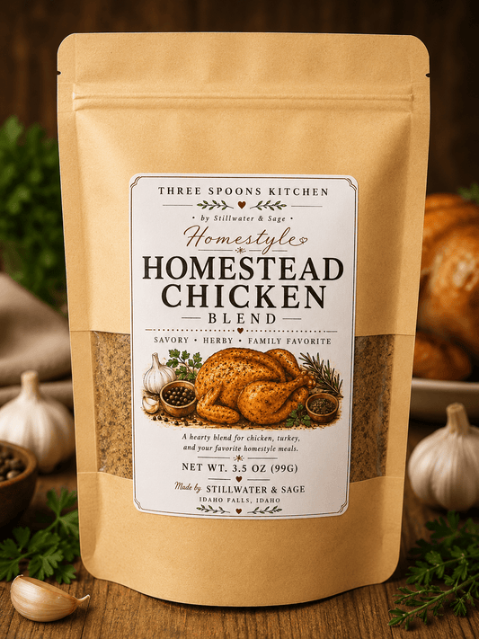 Homestyle Homestead Chicken Blend — 3.5 oz - Stillwater & Sage