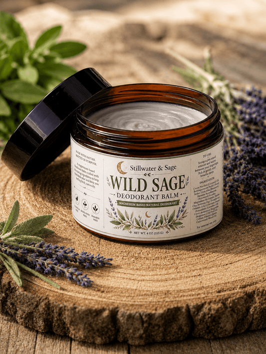 Wild Sage Deodorant Balm - Stillwater & Sage
