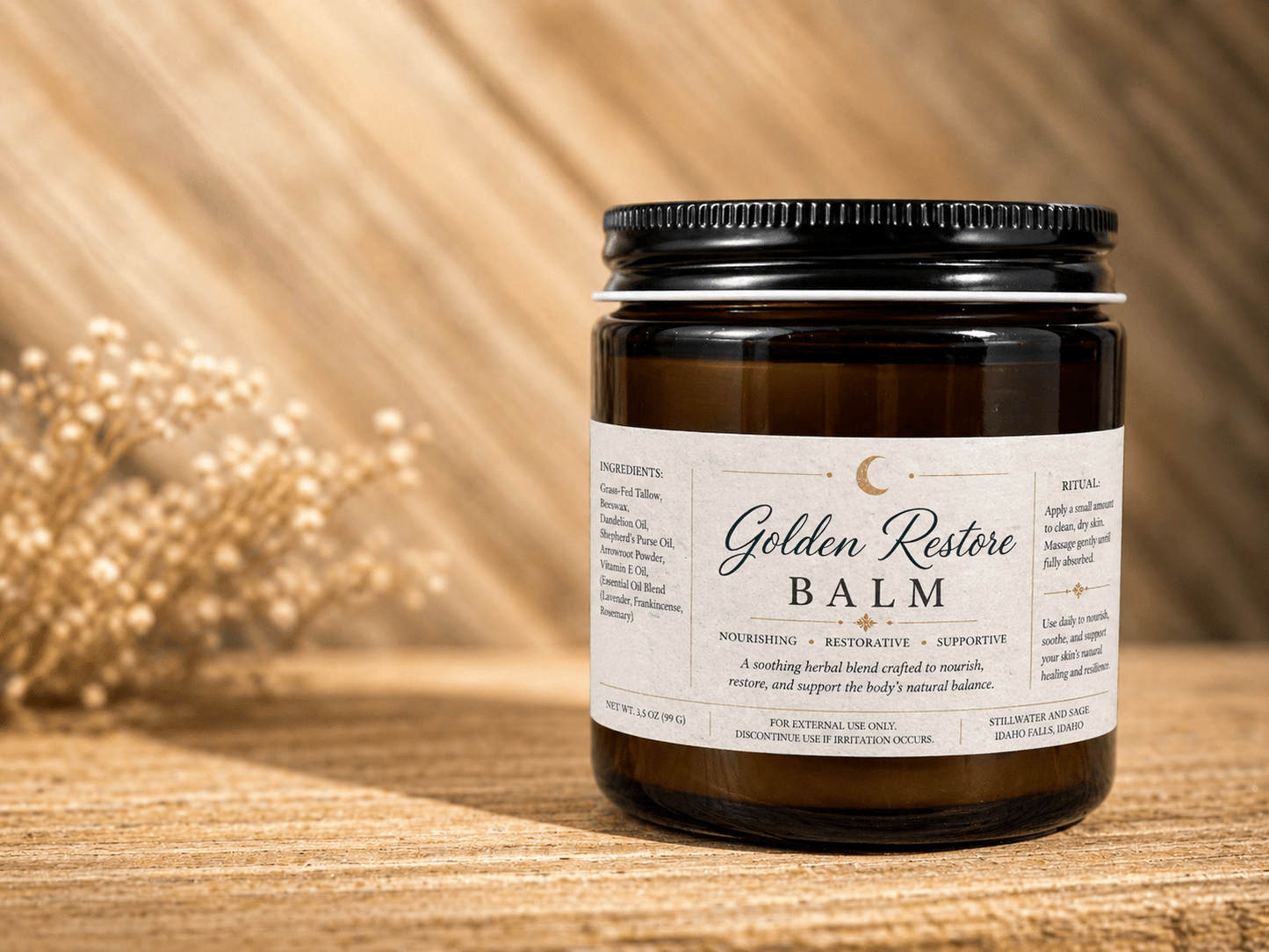 Golden Restore Balm - Stillwater & Sage