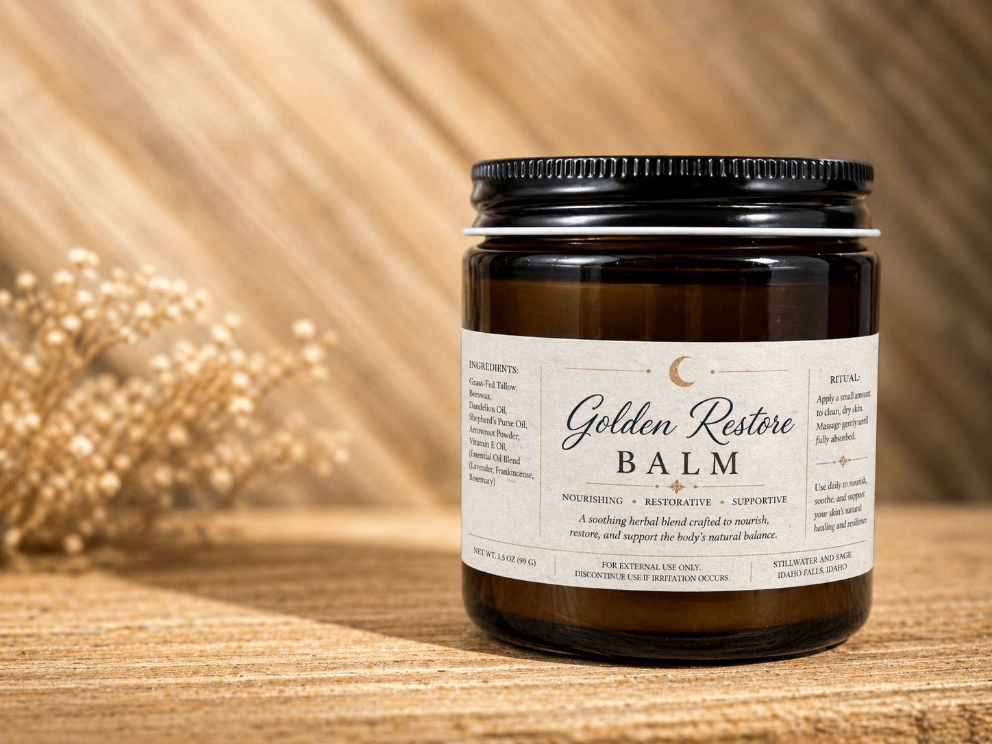 Golden Restore Balm - Stillwater & Sage