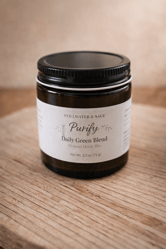 🌿 Purify Daily Green Blend | Mineral Drink Mix - Stillwater & Sage