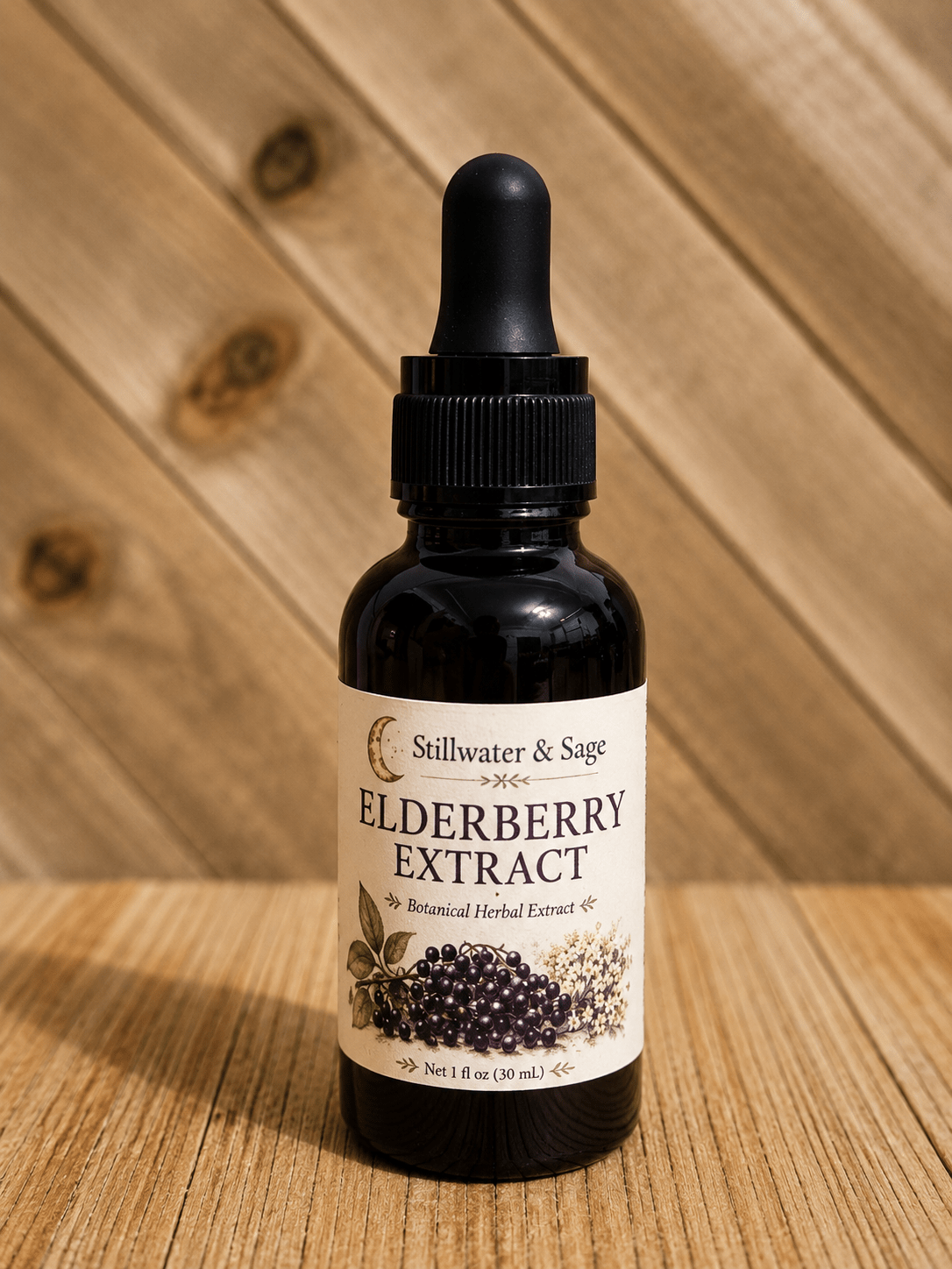 Elderberry Extract ‐ 1 oz - Stillwater & Sage