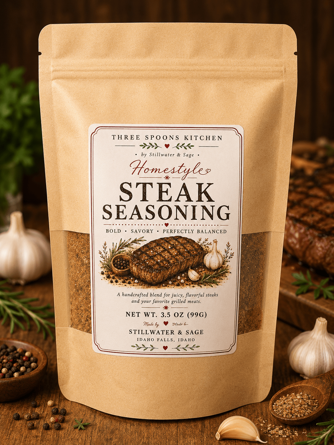 Homestyle Steak Seasoning — 3.5 oz - Stillwater & Sage