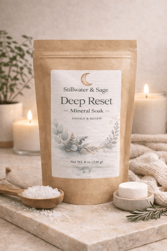 🌊 Deep Reset Mineral Soak 8oz - Stillwater & Sage