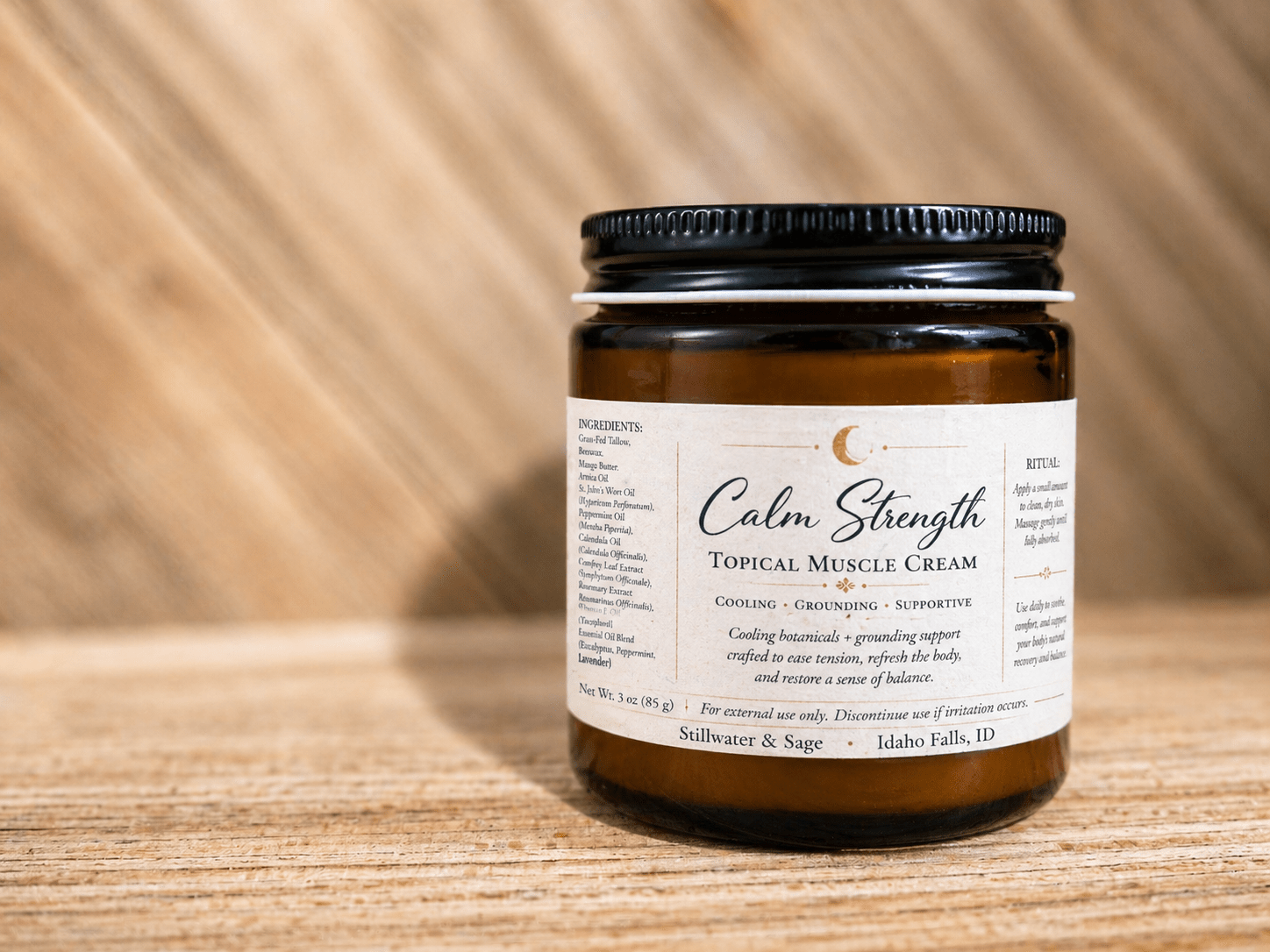 Calm Strength Muscle Cream - Stillwater & Sage